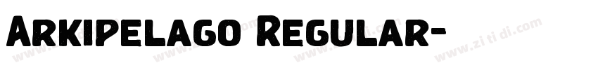 Arkipelago Regular字体转换